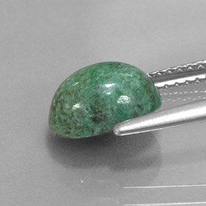 Maw-Sit-Sit Gemstone in 9 x 7 mm (calibrated) Size for Sale, Maw-Sit-Sit Stone in Green Color