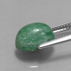 Maw-Sit-Sit Gemstone in 10.2 x 7.6 mm Size for Sale, Maw-Sit-Sit Stone in Green Color
