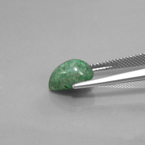 Maw-Sit-Sit Gemstone in 11.3 x 7.4 mm Size for Sale, Maw-Sit-Sit Stone in Green Color
