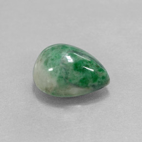 3.94 ct Green Maw-Sit-Sit Stone, Natural Maw-Sit-Sit in Pear Cabochon Shape for Sale