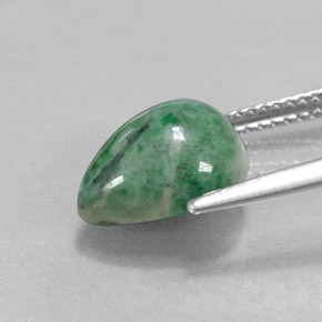 Maw-Sit-Sit Gemstone in 11.3 x 8.9 mm Size for Sale, Maw-Sit-Sit Stone in Green Color
