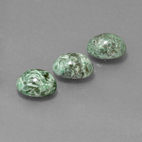 4.60 ct Green Maw-Sit-Sit Stone, Natural Maw-Sit-Sit in Oval Cabochon Shape for Sale