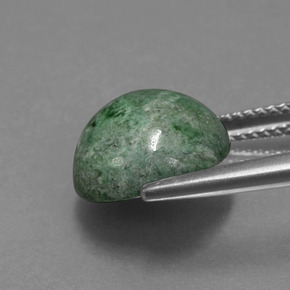 Maw-Sit-Sit Gemstone in 12 mm (calibrated) Size for Sale, Maw-Sit-Sit Stone in Medium Green Color