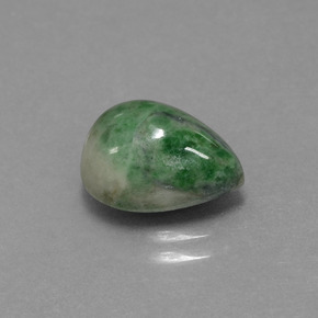 3.94 ct Green Maw-Sit-Sit Stone, Natural Maw-Sit-Sit in Pear Cabochon Shape for Sale