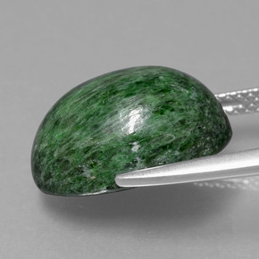 Maw-Sit-Sit Gemstone in 15 x 11.3 mm Size for Sale, Maw-Sit-Sit Stone in Green Color