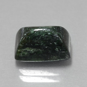 6.22 ct Green Maw-Sit-Sit Stone, Natural Maw-Sit-Sit in Baguette Cabochon Shape for Sale