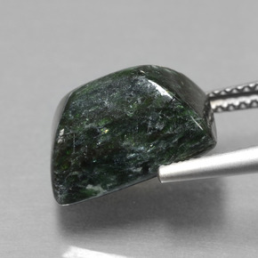 Maw-Sit-Sit Gemstone in 12.2 x 7.9 mm Size for Sale, Maw-Sit-Sit Stone in Green Color