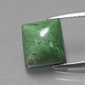 3.67 ct Green Maw-Sit-Sit Gemstone, Maw-Sit-Sit Gem in Baguette Cabochon Shape for Sale.
