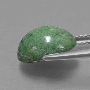 Maw-Sit-Sit Gemstone in 11.1 x 8.5 mm Size for Sale, Maw-Sit-Sit Stone in Green Color