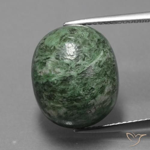 17.19 ct Oval Maw-Sit-Sit, 16 x 13.4 mm From Myanmar, Photo A