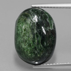 9.99 ct Green Maw-Sit-Sit Gemstone, Maw-Sit-Sit Gem in Oval Cabochon Shape for Sale.