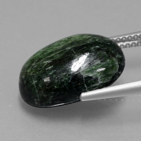 Maw-Sit-Sit Gemstone in 15.5 x 11.4 mm Size for Sale, Maw-Sit-Sit Stone in Green Color