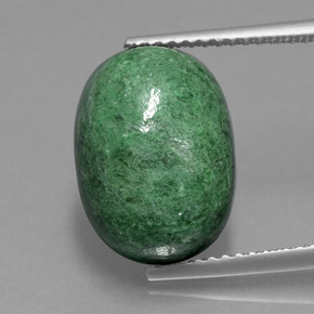 9.30 ct Green Maw-Sit-Sit Gemstone, Maw-Sit-Sit Gem in Oval Cabochon Shape for Sale.