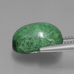 Maw-Sit-Sit Gemstone in 14 x 10 mm (calibrated) Size for Sale, Maw-Sit-Sit Stone in Medium Green Color