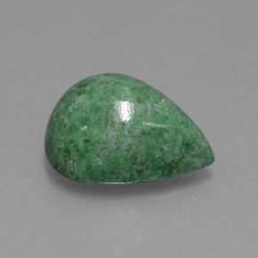 7.04 ct Green Maw-Sit-Sit Stone, Natural Maw-Sit-Sit in Pear Cabochon Shape for Sale