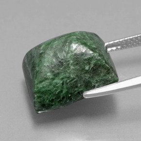 Maw-Sit-Sit Gemstone in 14.1 x 12.3 mm Size for Sale, Maw-Sit-Sit Stone in Green Color