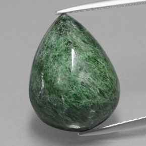 14.60 ct Green Maw-Sit-Sit Gemstone, Maw-Sit-Sit Gem in Pear Cabochon Shape for Sale.