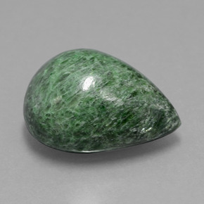 14.60 ct Green Maw-Sit-Sit Stone, Natural Maw-Sit-Sit in Pear Cabochon Shape for Sale