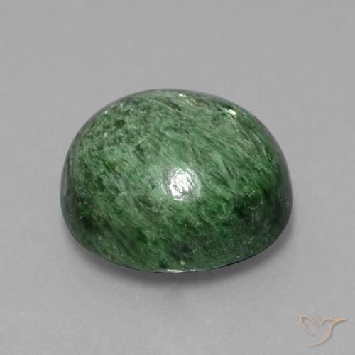 9.17 ct Green Maw-Sit-Sit Stone, Natural Maw-Sit-Sit in Round Cabochon Shape for Sale