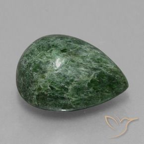 9.99 ct Green Maw-Sit-Sit Stone, Natural Maw-Sit-Sit in Pear Cabochon Shape for Sale