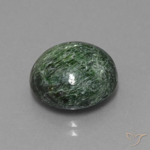 10.46 ct Green Maw-Sit-Sit Stone, Natural Maw-Sit-Sit in Round Cabochon Shape for Sale
