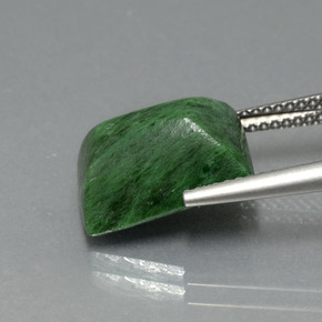 Maw-Sit-Sit Gemstone in 13 x 9.3 mm Size for Sale, Maw-Sit-Sit Stone in Green Color