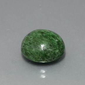 7.38 ct Green Maw-Sit-Sit Stone, Natural Maw-Sit-Sit in Round Cabochon Shape for Sale