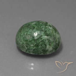 14.41 ct Green Maw-Sit-Sit Stone, Natural Maw-Sit-Sit in Oval Cabochon Shape for Sale