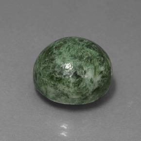 16.10 ct Green Maw-Sit-Sit Stone, Natural Maw-Sit-Sit in Round Cabochon Shape for Sale