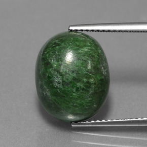 10.35 ct Green Maw-Sit-Sit Gemstone, Maw-Sit-Sit Gem in Oval Cabochon Shape for Sale.
