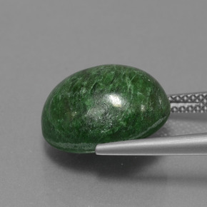 Maw-Sit-Sit Gemstone in 14.2 x 11.6 mm Size for Sale, Maw-Sit-Sit Stone in Green Color