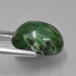 Maw-Sit-Sit Gemstone in 13.5 x 11.1 mm Size for Sale, Maw-Sit-Sit Stone in Green Color