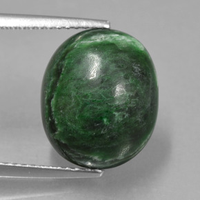 8.7ct Oval Cabochon Green Maw-Sit-Sit Gem for sale 8.7ct Oval Cabochon Green Maw-Sit-Sit Gem (ID: 407662)
