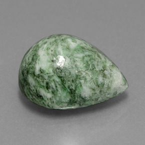 11.53 ct Green Maw-Sit-Sit Stone, Natural Maw-Sit-Sit in Pear Cabochon Shape for Sale