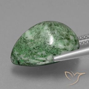 Maw-Sit-Sit Gemstone in 16 x 12 mm (calibrated) Size for Sale, Maw-Sit-Sit Stone in Sage Green Color