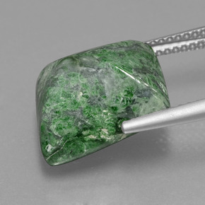 Maw-Sit-Sit Gemstone in 13.2 x 11.7 mm Size for Sale, Maw-Sit-Sit Stone in Green Color