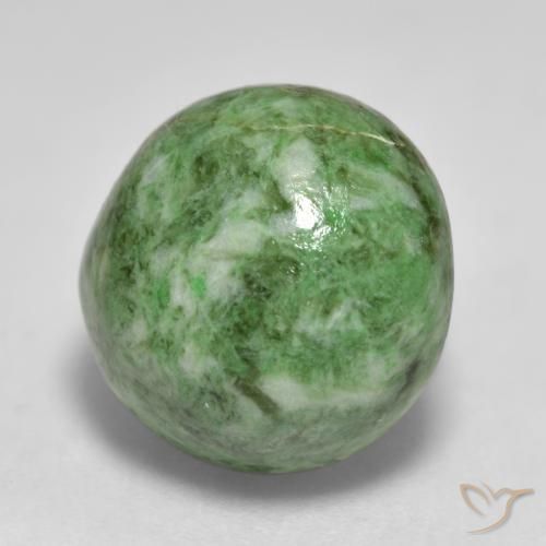 11.60 ct Green Maw-Sit-Sit Stone, Natural Maw-Sit-Sit in Round Cabochon Shape for Sale