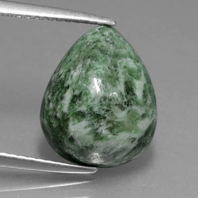 6.9ct Pear Cabochon Green Maw-Sit-Sit for sale thumb image of 6.9ct Pear Cabochon Green Maw-Sit-Sit (ID: 407869)