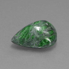 5.57 ct Green Maw-Sit-Sit Stone, Natural Maw-Sit-Sit in Pear Cabochon Shape for Sale