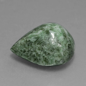 8.32 ct Green Maw-Sit-Sit Stone, Natural Maw-Sit-Sit in Pear Cabochon Shape for Sale