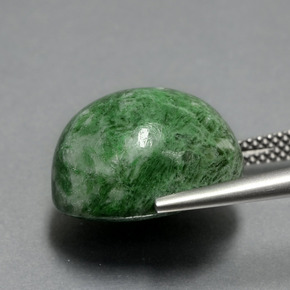 Maw-Sit-Sit Gemstone in 15.7 x 13.4 mm Size for Sale, Maw-Sit-Sit Stone in Green Color