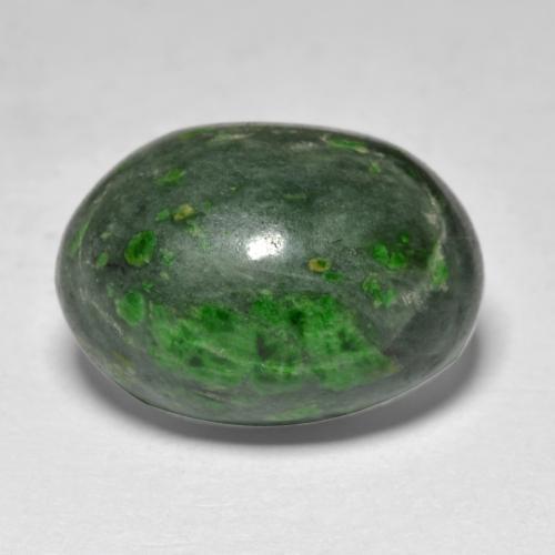10.29 ct Green Maw-Sit-Sit Stone, Natural Maw-Sit-Sit in Oval Cabochon Shape for Sale