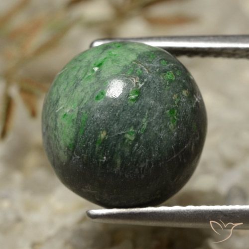 Maw-Sit-Sit rotondo da 7,81 ct, 10,6 mm dal Myanmar, Photo A