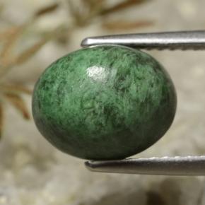 4.29 ct Green Maw-Sit-Sit Stone, Natural Maw-Sit-Sit in Oval Cabochon Shape for Sale