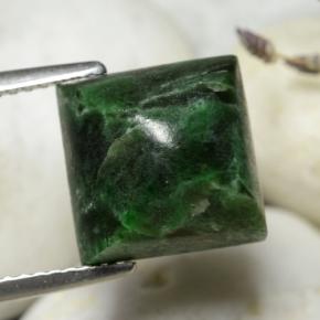 7.4ct Square Sugarloaf Cabochon Green Maw-Sit-Sit for sale thumb image of 7.4ct Square Sugarloaf Cabochon Green Maw-Sit-Sit (ID: 474133)