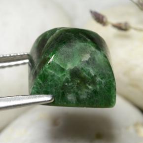 Maw-Sit-Sit Gemstone in 10 x 10 mm (calibrated) Size for Sale, Maw-Sit-Sit Stone in Green Color