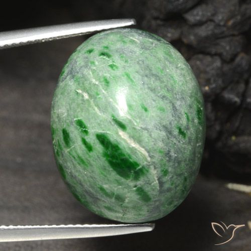 29.35ct Natural Medium Green Maw-Sit-Sit, Oval, Opaque