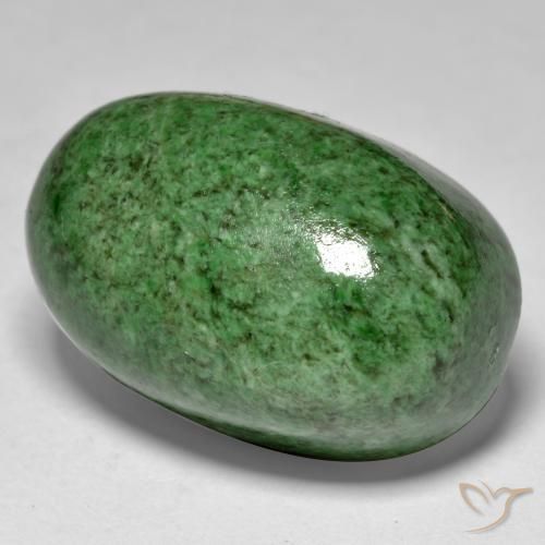 30.49 ct Green Maw-Sit-Sit Stone, Natural Maw-Sit-Sit in Oval Cabochon Shape for Sale