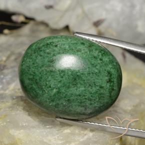 42.08 ct Green Maw-Sit-Sit Stone, Natural Maw-Sit-Sit in Oval Cabochon Shape for Sale