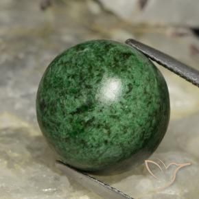 19.60 ct Green Maw-Sit-Sit Stone, Natural Maw-Sit-Sit in Round Cabochon Shape for Sale